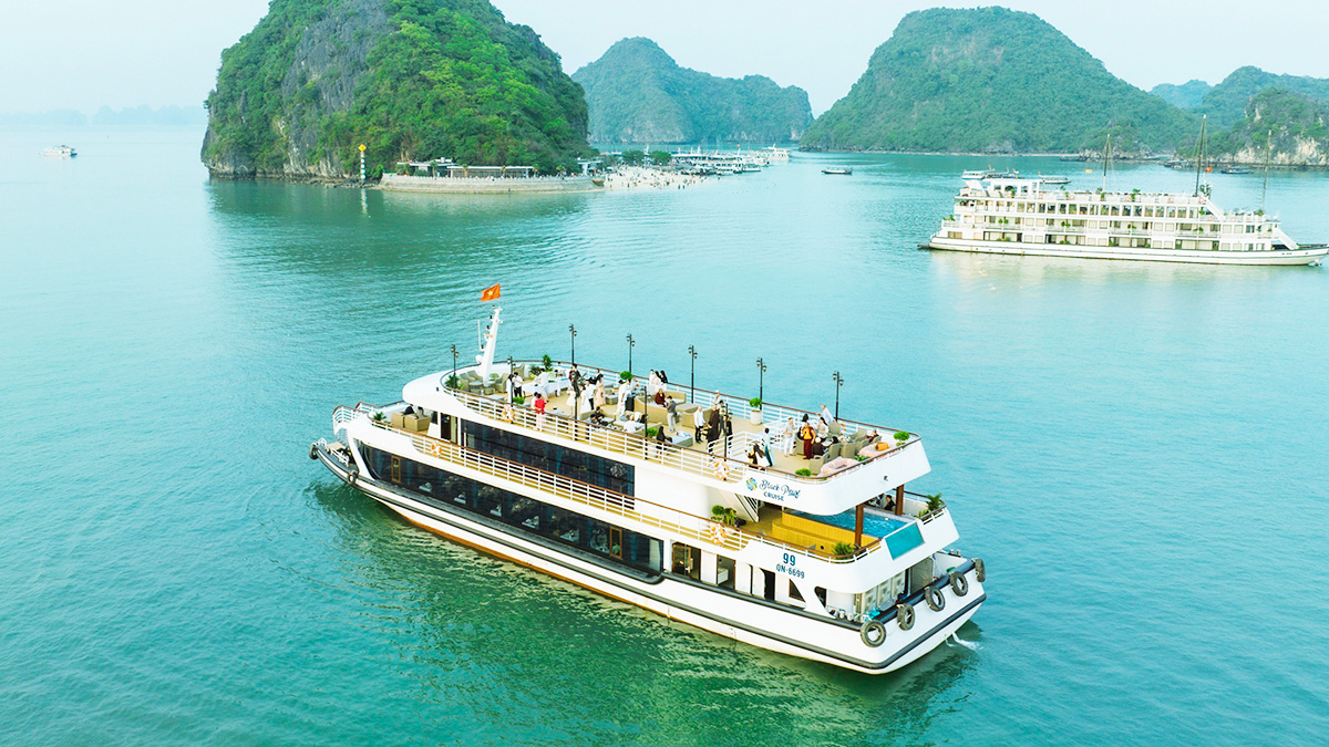 Black Pearl Cruise thăm Vịnh Hạ Long 6 tiếng