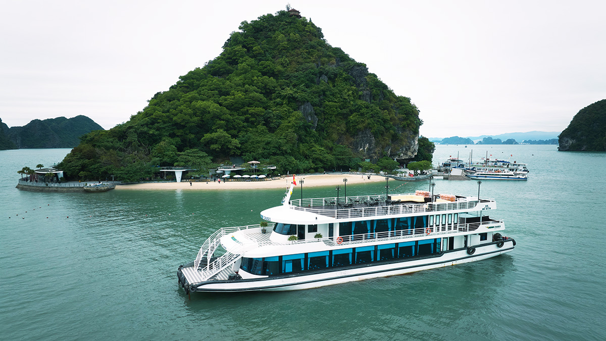 V-Dream Cruise thăm Vịnh Hạ Long 6 tiếng